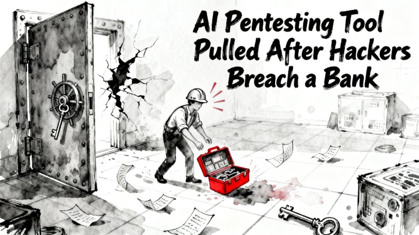 AI pentesting tool bank hack: AI Pentesting Tool Pulled After Hackers Breach a Bank