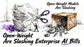 open-weight AI models: Open-Weight Models Are Slashing Enterprise AI Bills